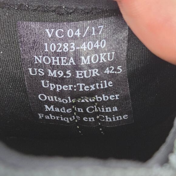 Olukai Nohea Moku Black Mesh Slip On Casual Daily Lifestyle Sneaker Mens 9.5 main image 2
